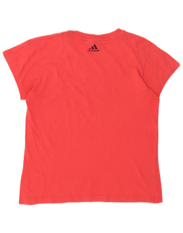 Adidas Damen Graphic T-Shirt Top UK 14 Mittelrot