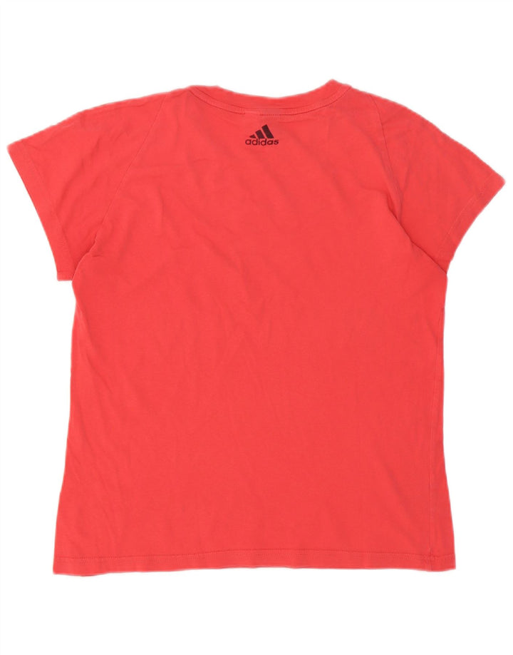 Adidas Damen Graphic T-Shirt Top UK 14 Mittelrot