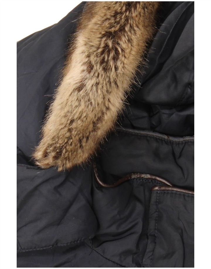 Joules Damen-Jacke mit Kapuze, gepolstert, UK 14, Größe L, Marineblau, Polyester