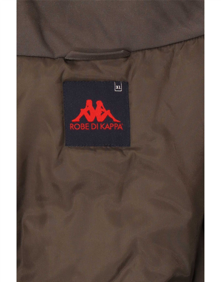 Kappa Herren Windjacke UK 42 XL Khaki Polyamid