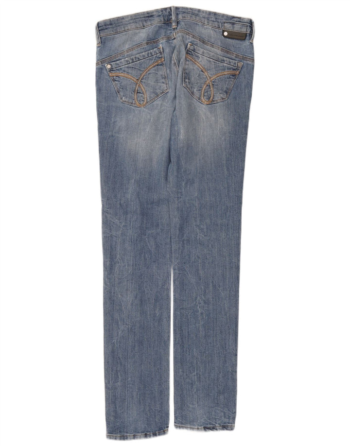 Calvin Klein Damen Skinny Jeans W30 L33 Blau
