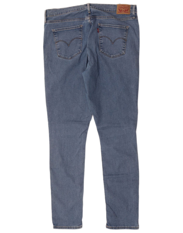 Levi's Womens 311 Shaping Skinny Jeans W33 L30 Blue Cotton
