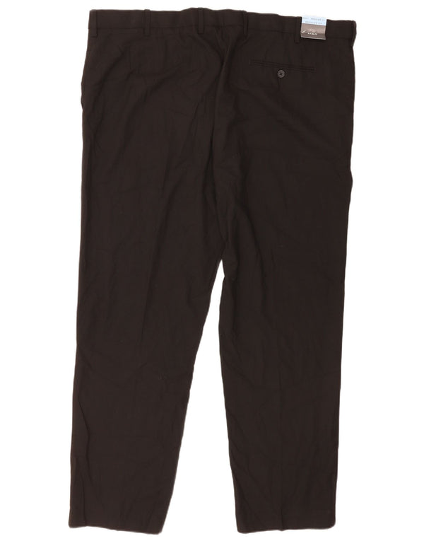 Marks & Spencer Herren-Chinohose mit normaler Passform, W44, L31, schwarzes Polyester