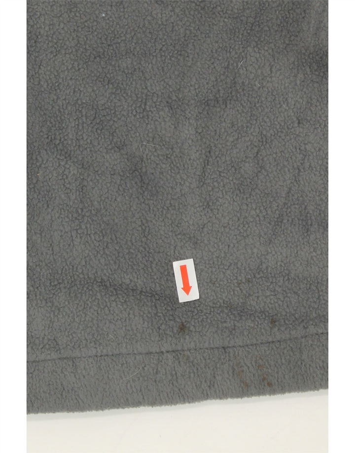 COLUMBIA Boys Fleece Jacket 7-8 Years Small Grey Colourblock Polyester Vintage Columbia and Second-Hand Columbia from Messina Hembry 