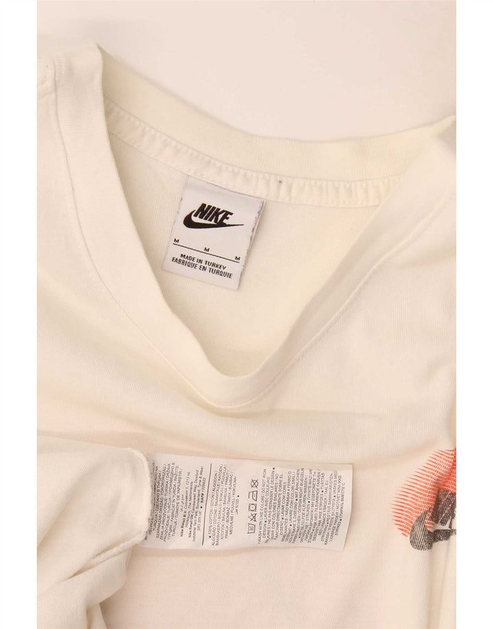 Nike Herren-T-Shirt mit Grafik, mittelweiße Baumwolle