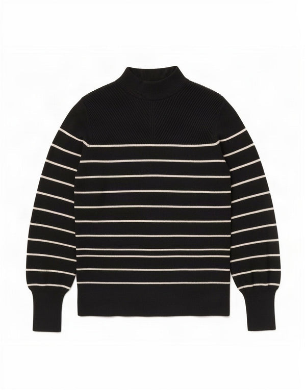 Marks & Spencer Damen-Pullover mit Rollkragen, Gr. 12, mittelschwarz