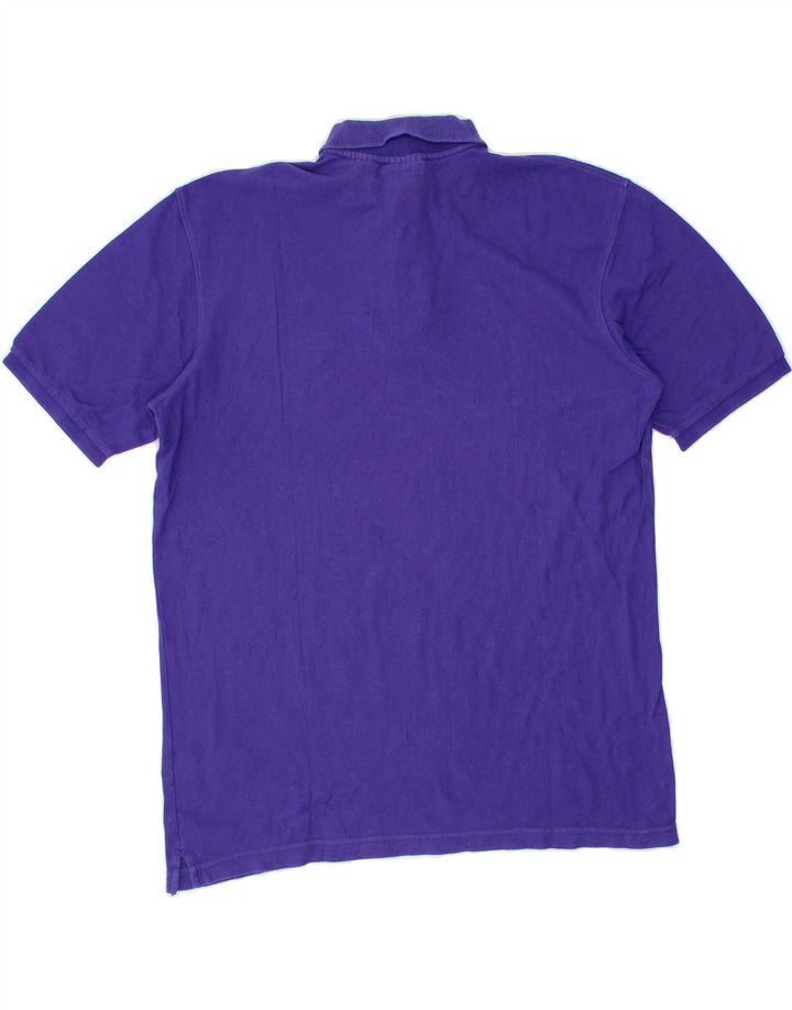 FILA Mens Polo Shirt Medium Purple Cotton Vintage Fila and Second-Hand Fila from Messina Hembry 