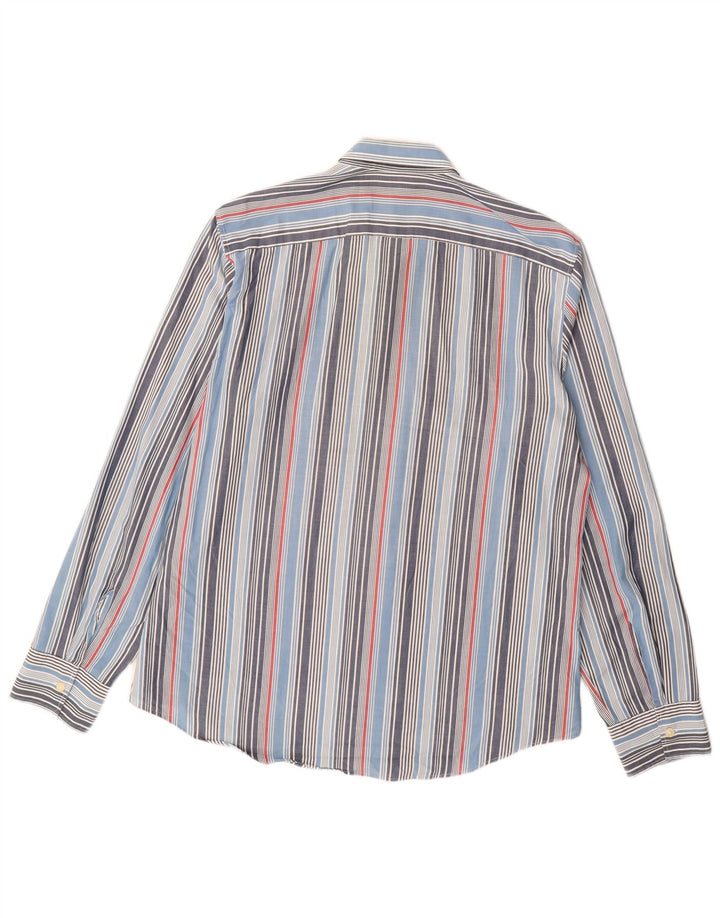 LEVI'S Herrenhemd XL blau gestreift aus Baumwolle