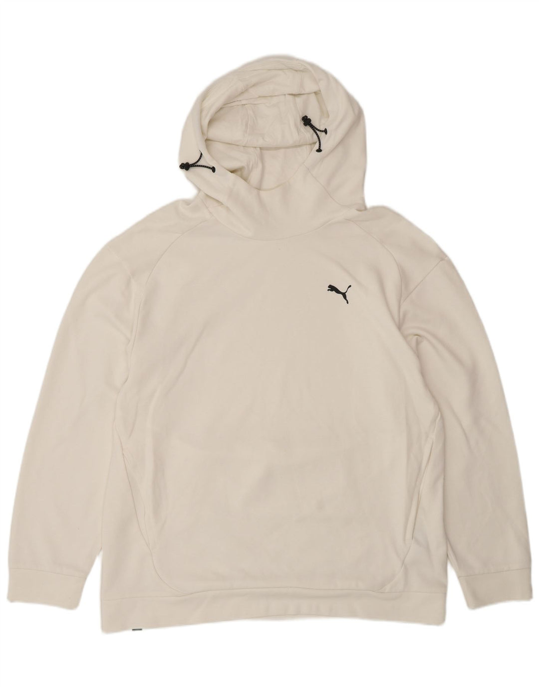 Puma Herren Kapuzenpullover, groß, weiße Baumwolle