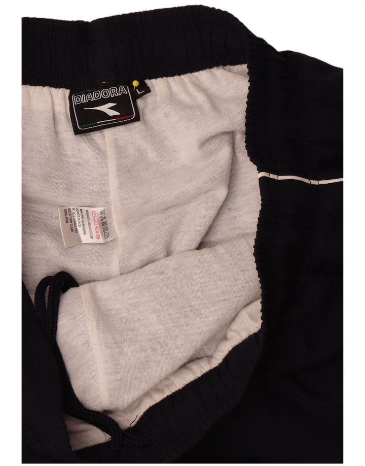 Diadora Herren-Trainingshose, groß, marineblau, Polyester