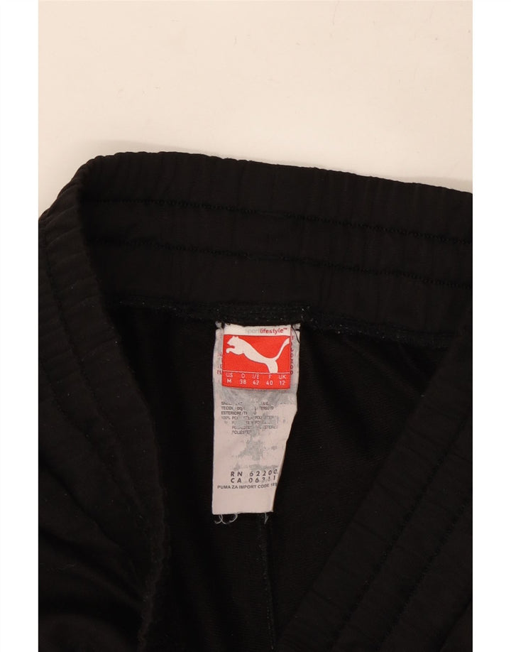 PUMA Damen Trainingshose Jogger UK 12 Medium Schwarz Polyester