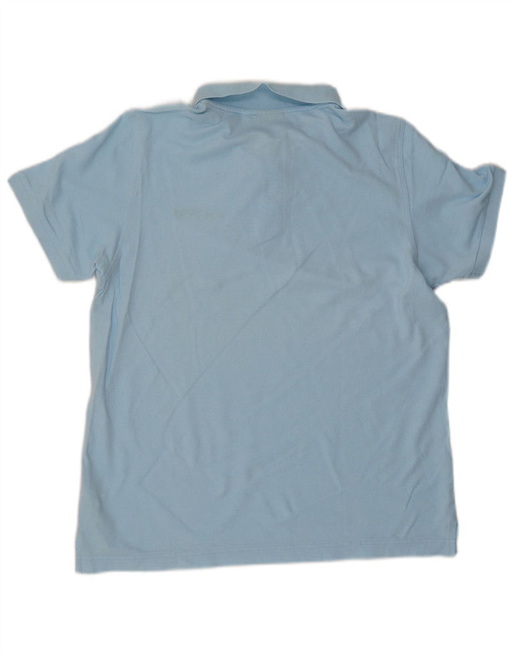 Lotto Herren-Poloshirt, groß, blaue Baumwolle