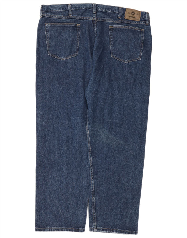 Wrangler Herren Straight Jeans W42 L30 Blaue Baumwolle