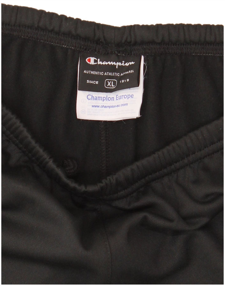 Champion Damen-Trainingshose, UK 18, XL, Schwarz, Polyester