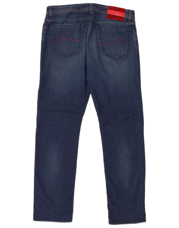 Jacob Cohen Damen Slim Jeans W34 L31 Blaue Baumwolle