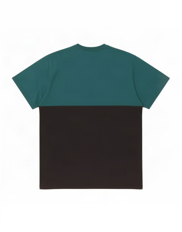 Vans Mens Classic Fit T-Shirt Top XL Black Colourblock Cotton