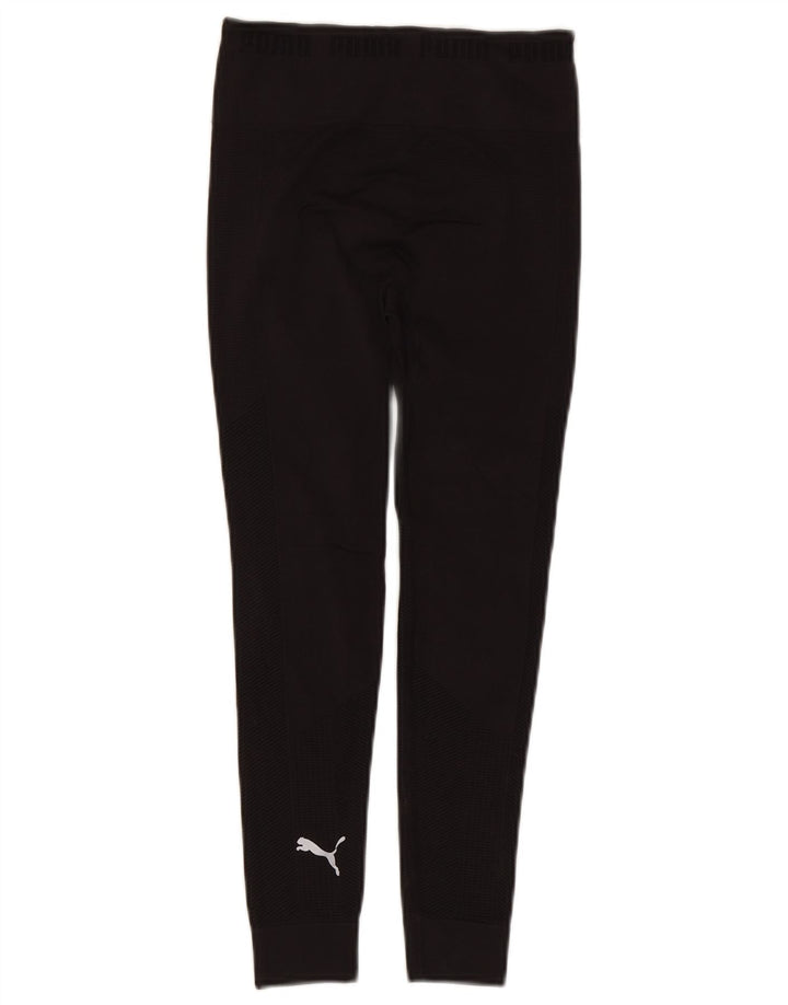 Puma Damen Leggings UK 4 XS Schwarz Nylon