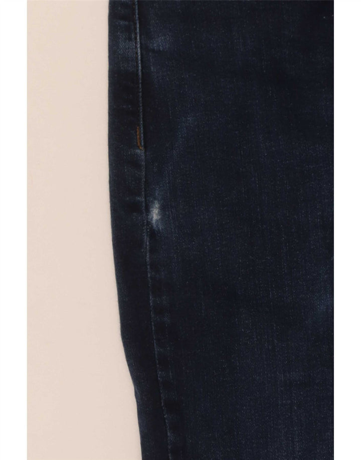 Marks & Spencer Herren Straight Jeans W32 L31 Marineblaue Baumwolle