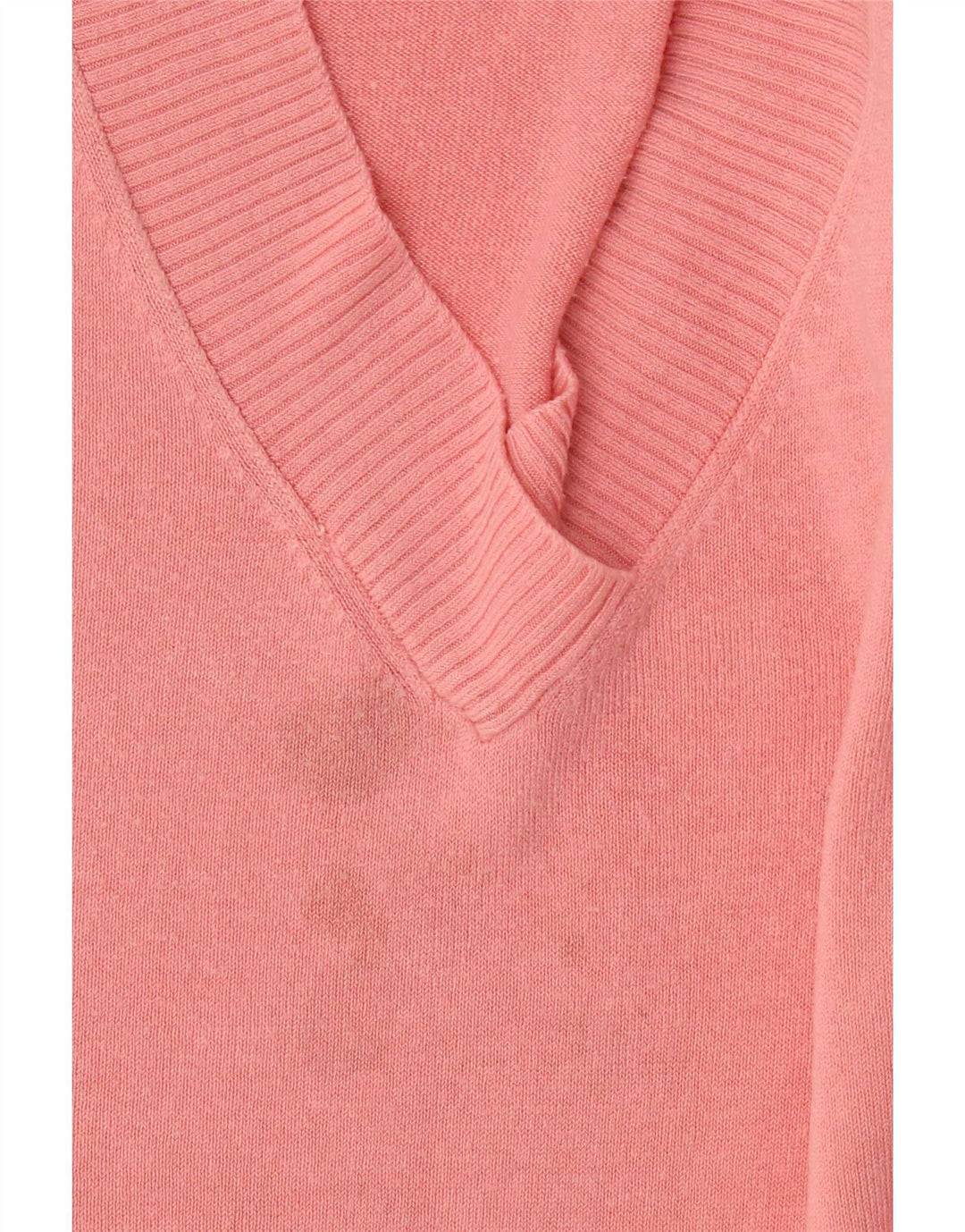 Marks & Spencer Damen-Pullover in Übergröße mit V-Ausschnitt, Gr. 40, Größe L, Rosa