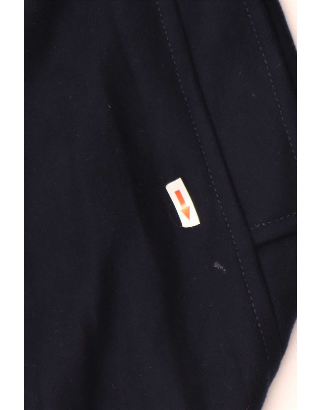 Benetton Damen Mantel IT 42 Mittelblaue Wolle