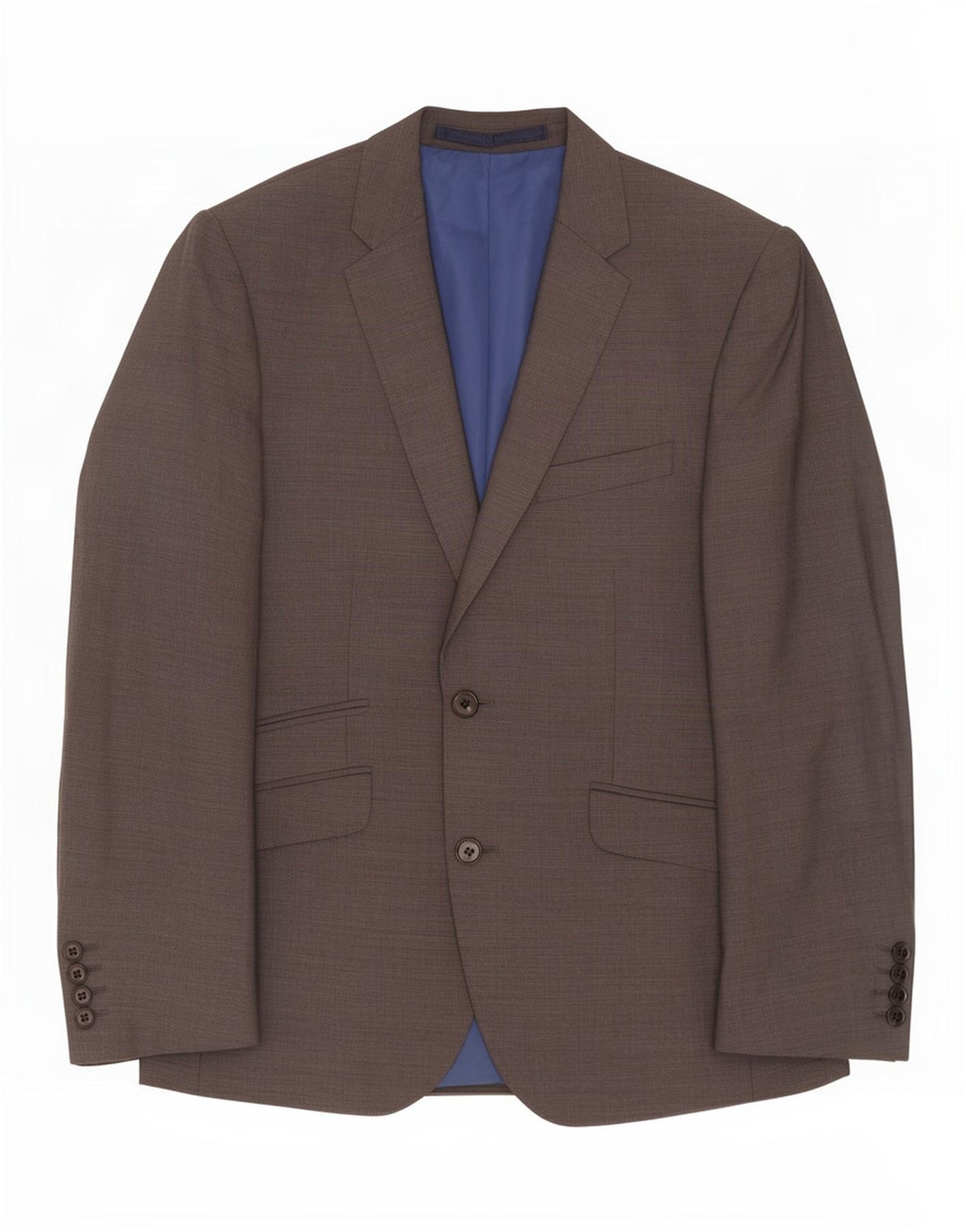 Marks & Spencer Herren-Blazer mit 2 Knöpfen, UK 40, mittelgraue Wolle