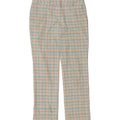 NIKE Womens Straight Chino Trousers UK 12 Medium W32 L31 White Check Vintage Nike and Second-Hand Nike from Messina Hembry 
