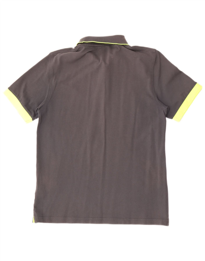 Sun68 Herren-Poloshirt aus mittelgrauer Baumwolle