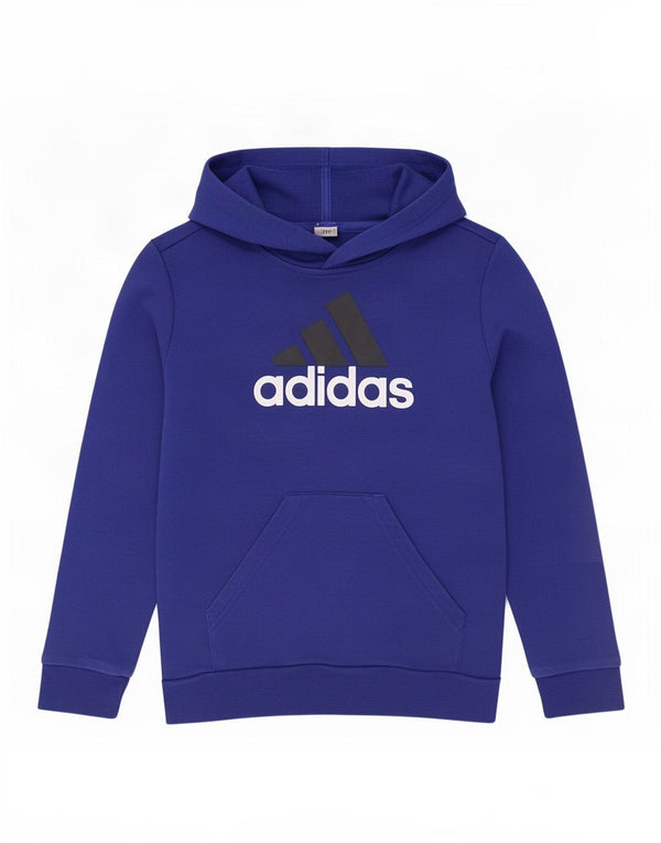 Adidas Jungen Graphic Hoodie Pullover 9–10 Jahre, blaue Baumwolle
