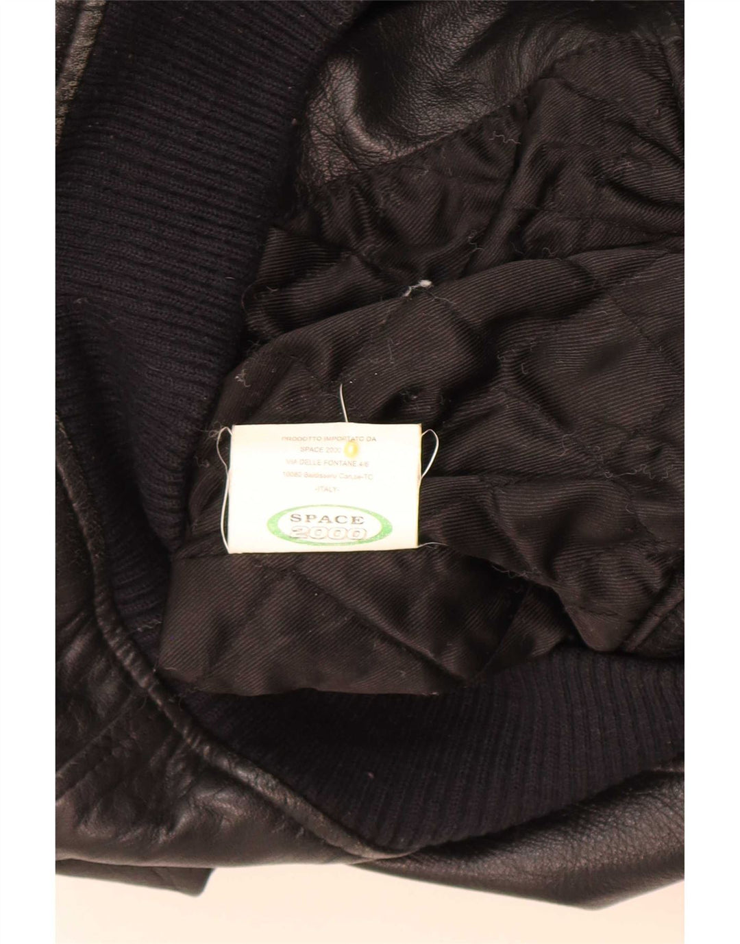 Vintage Herren Lederjacke UK 38 Medium Schwarz