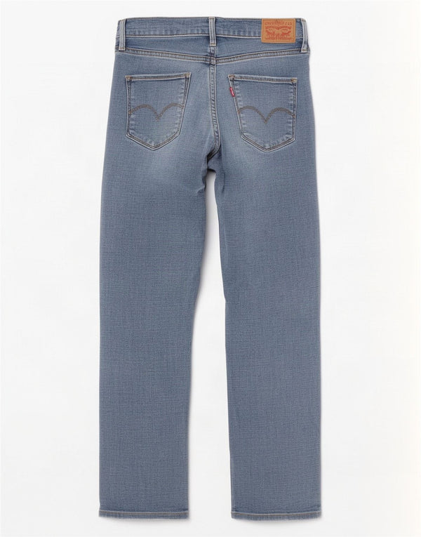 Levi's Damen 314 Shaping Straight Jeans W28 L27 Blaue Baumwolle