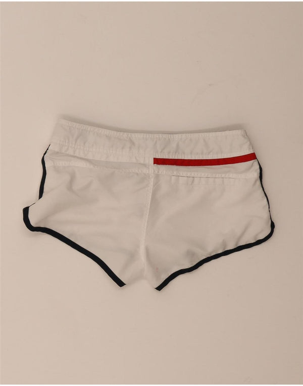 Tommy Hilfiger Badeshorts für Mädchen, 5–6 Jahre, weißes Colourblock-Polyester