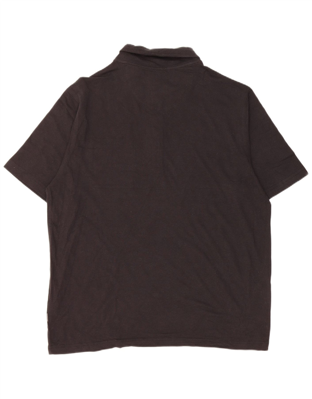 Eddie Bauer Herren Poloshirt XL Schwarz Baumwolle