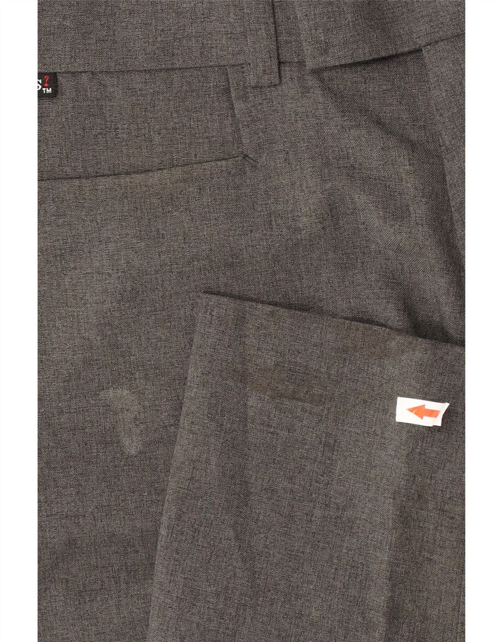 Guess Gerade Herren-Anzughose W32 L30 Graues Polyester