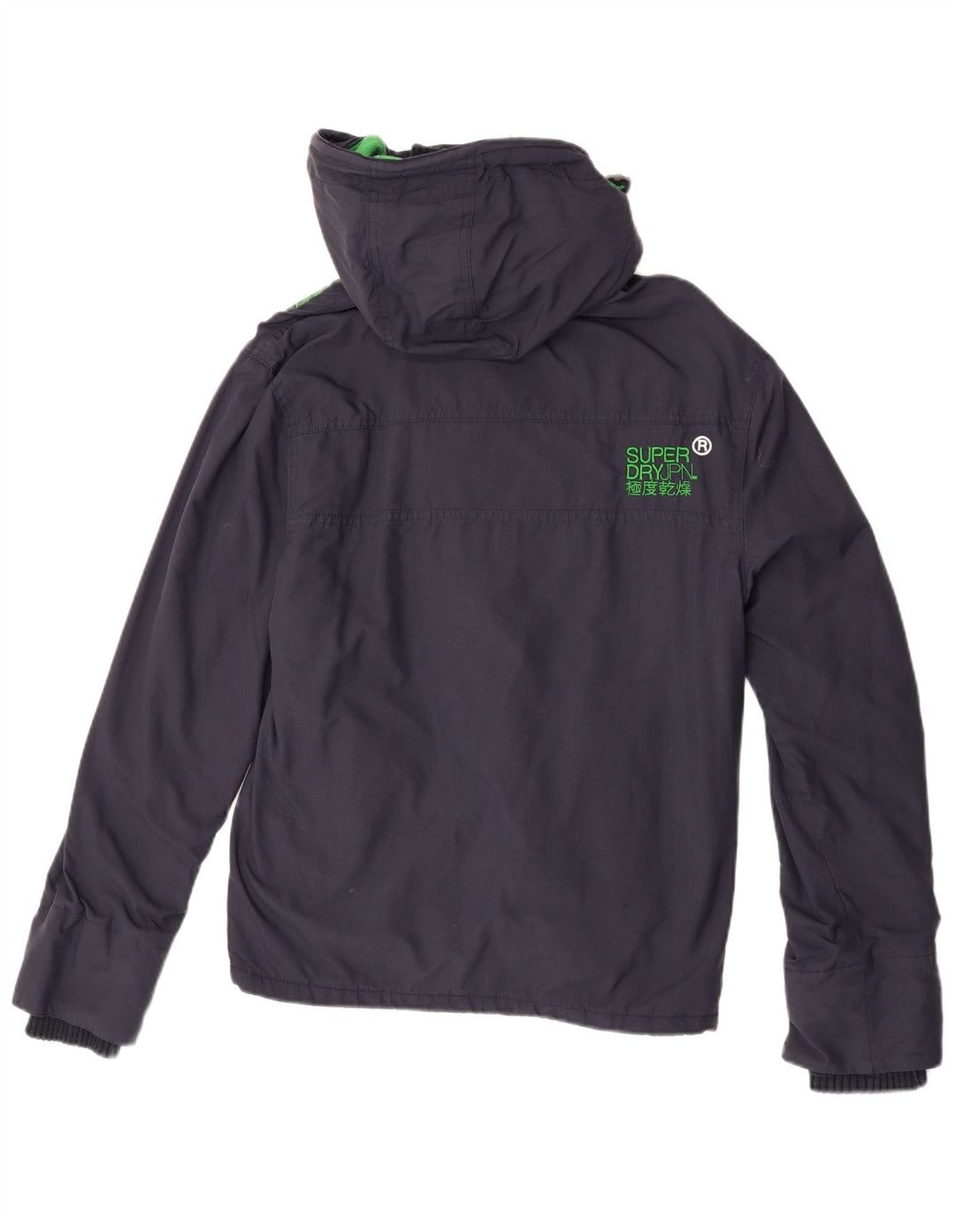 Superdry Damen Windcheater Windjacke UK 14 Medium Marineblau