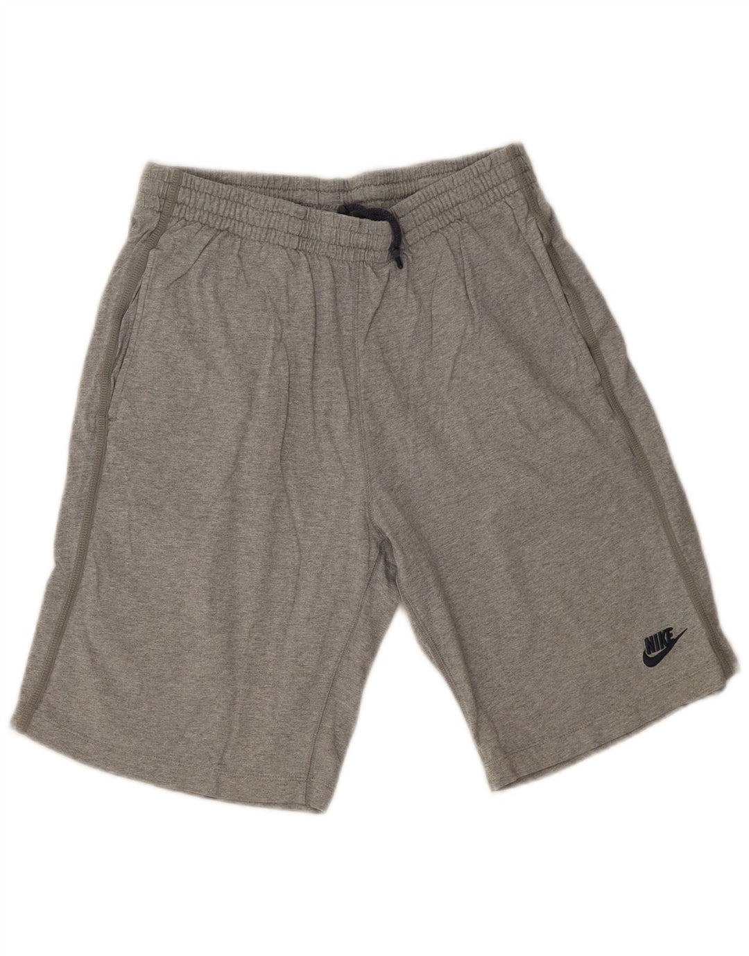 Nike Herren-Sportshorts aus mittelgrauer Baumwolle