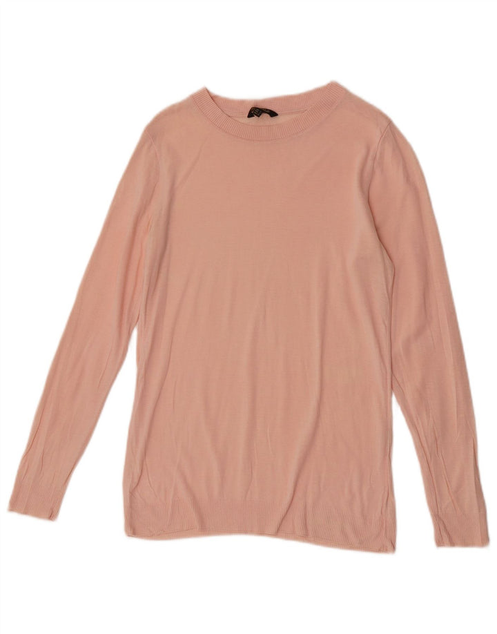 Massimo Dutti Damen Top Langarm UK 8 Small Pink