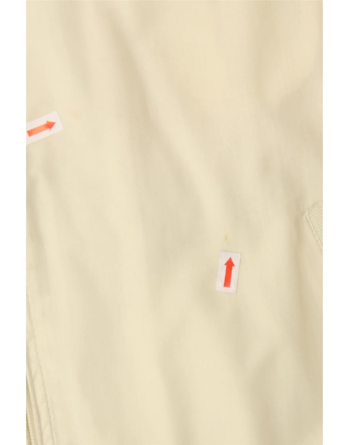 C & A Mens Bomber Jacket UK 44 XL Off White Polyester Vintage C & A and Second-Hand C & A from Messina Hembry 
