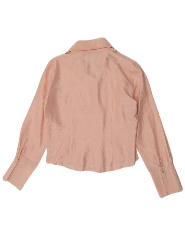 Naracamicie Damen-Hemdbluse, UK 14, Mittelrosa, Seide