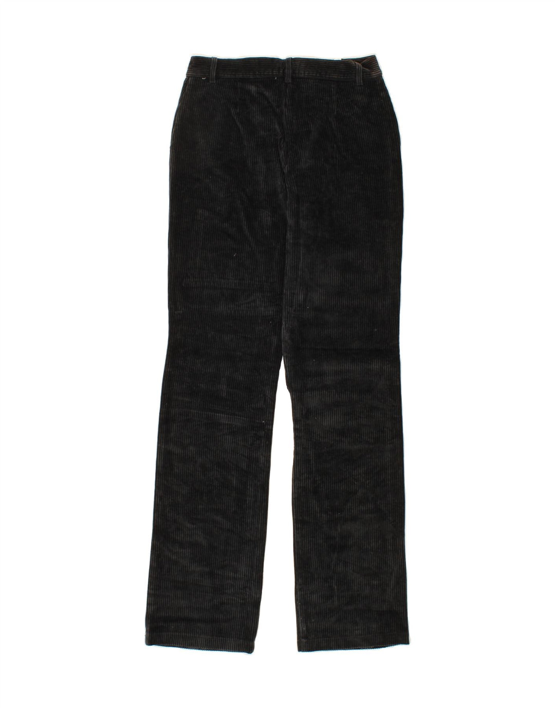 BAILO Womens Straight Corduroy Trousers IT 44 Medium W27 L34 Black Cotton Vintage Bailo and Second-Hand Bailo from Messina Hembry 