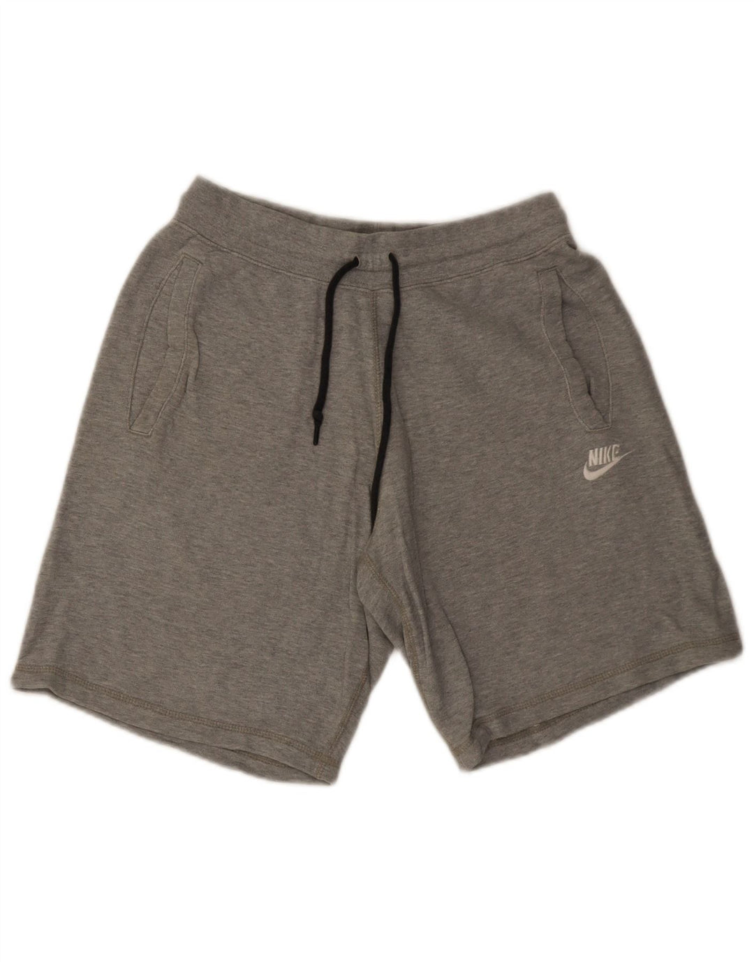 Nike Herren-Sportshorts, Größe S, graue Baumwolle