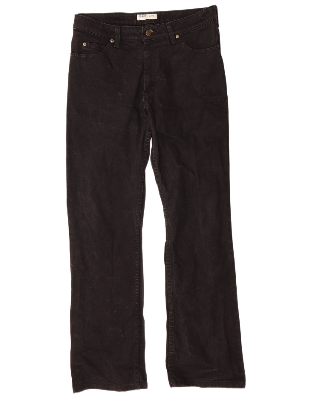 LEE Damen Cameron Bootcut-Jeans mit hoher Taille, W33, L33, Schwarz