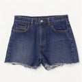 Calvin Klein Damen Jeansshorts W30 mittelblaue Baumwolle