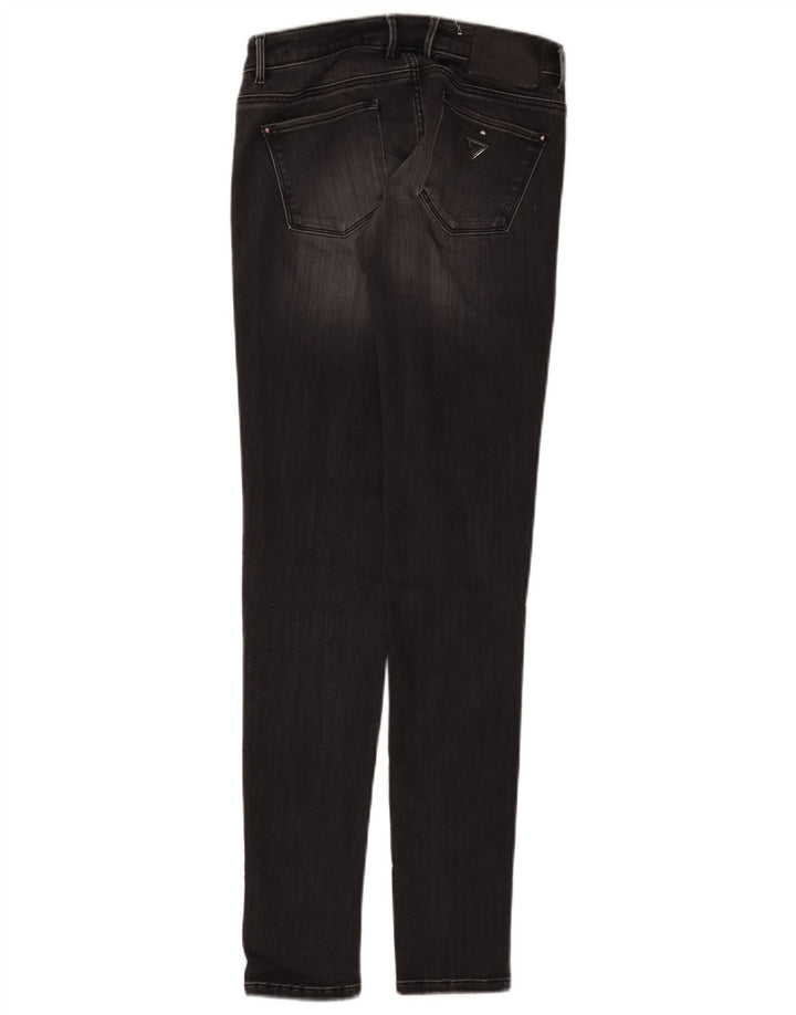 Guess Damen Skinny Jeans W27 L30 Graue Baumwolle