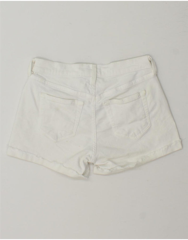 J. CREW Womens Denim Shorts W24 XS White Cotton Vintage J. Crew and Second-Hand J. Crew from Messina Hembry 