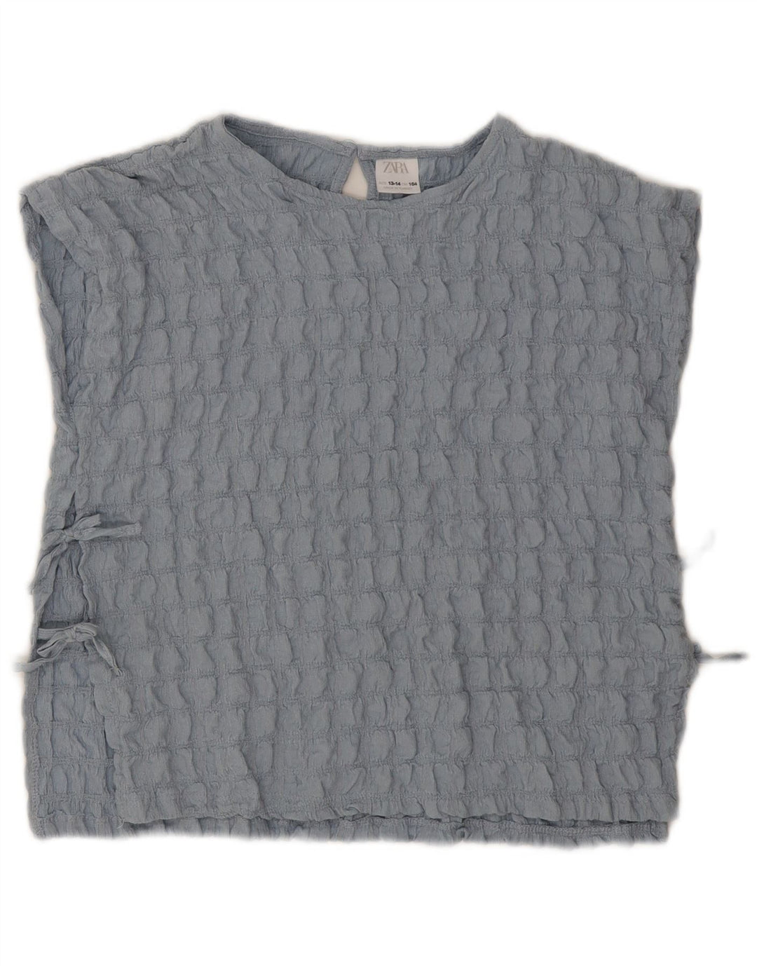 Zara Mädchen ärmelloses Blusen-Top, 13–14 Jahre, Blau