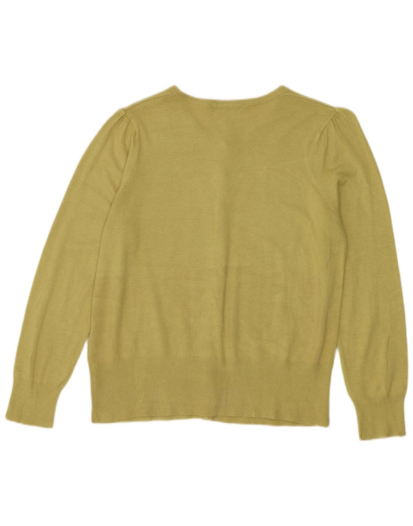 Marks & Spencer Damen Strickjacke UK 14 Mittelgrün