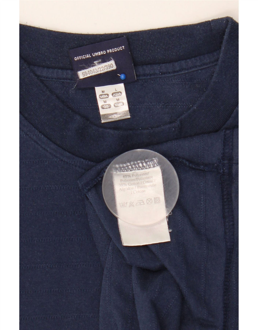 Umbro Herren T-Shirt Top Medium Marineblau Polyester