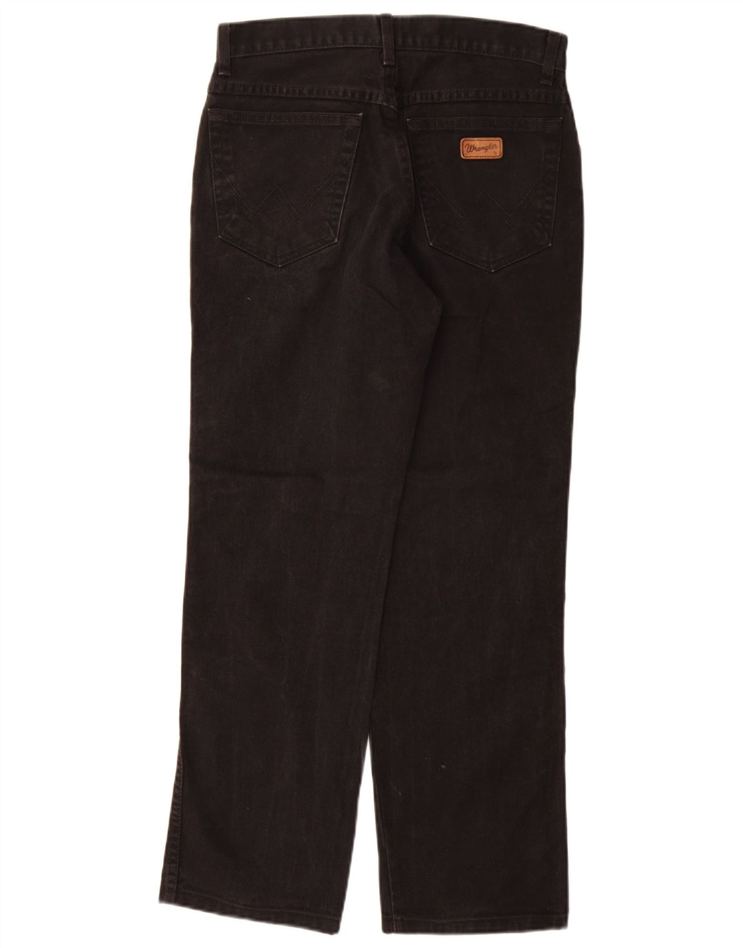 Wrangler Herren Texas Straight Jeans W32 L30 Schwarze Baumwolle