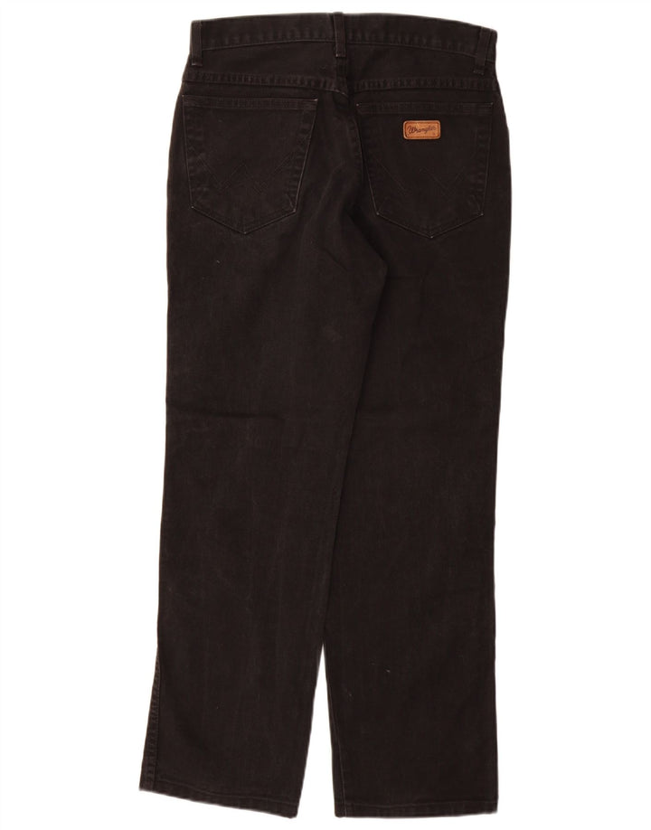 Wrangler Herren Texas Straight Jeans W32 L30 Schwarze Baumwolle