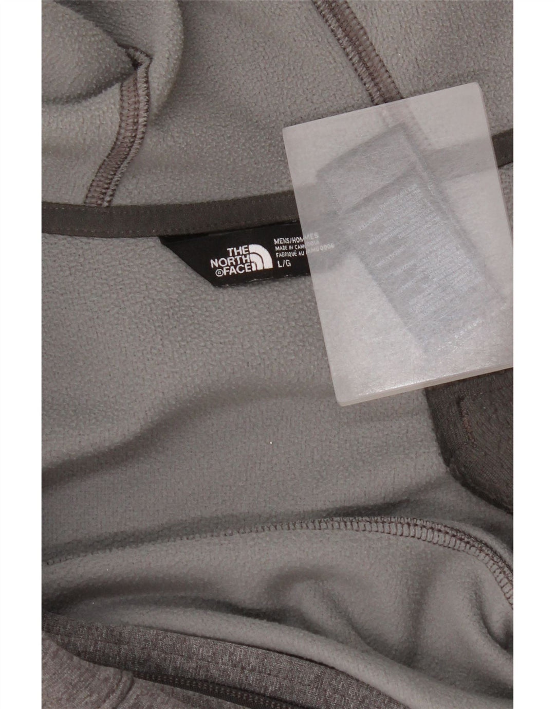 The North Face Herren-Kapuzenpullover mit Reißverschluss, groß, grau, Polyester
